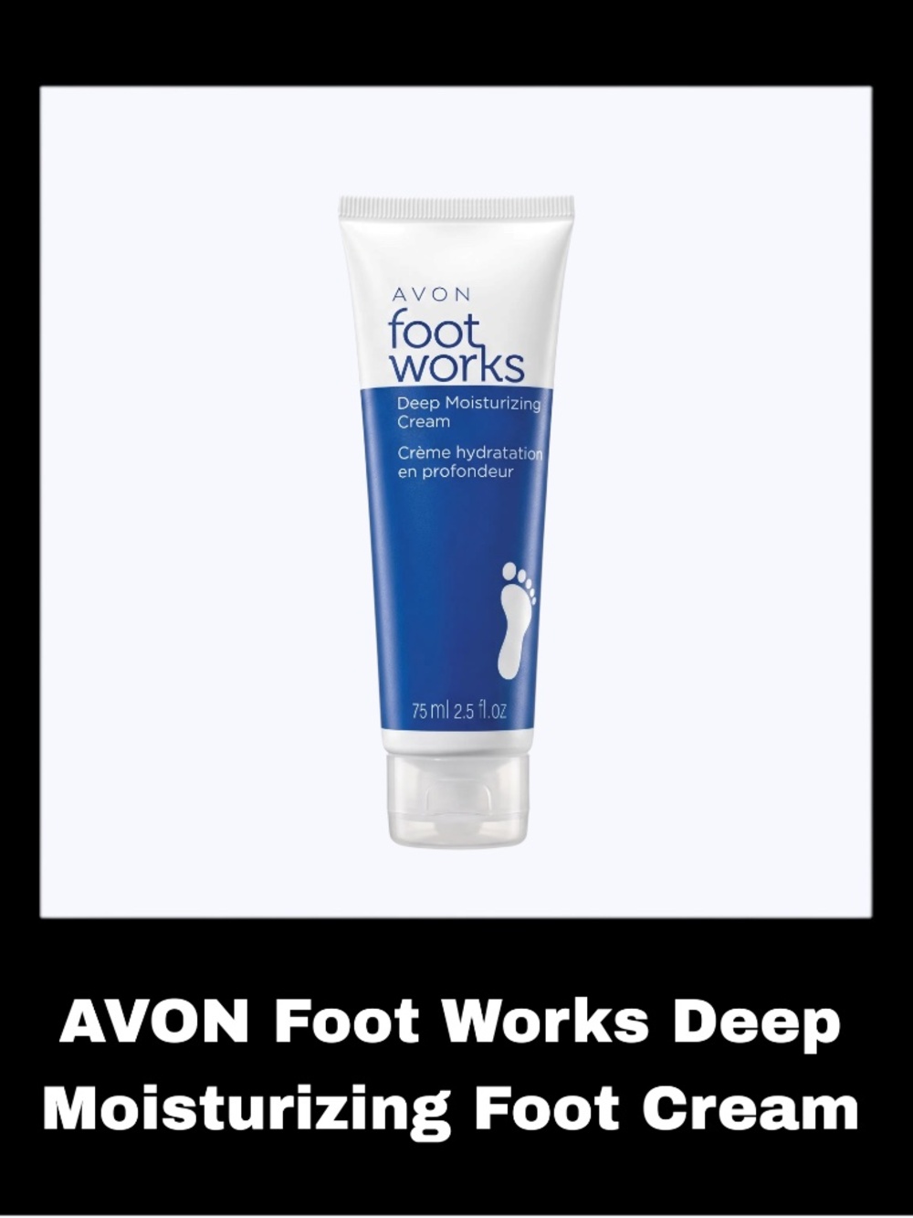 AVON Foot Works Deep Moisturizing 2.5 Fluid Ounces Foot Cream